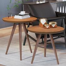 Conjunto Mesa Lateral e Apoio Sala de Estar Conjunto Mesa Lateral e Apoio Sala de Estar