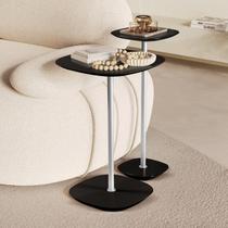 Conjunto Mesa Lateral Florença Alta e Baixa - Lf 049 Preto/Cromado