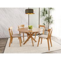 Conjunto Mesa Lisboa com 4 Cadeiras Rafa Espresso Móveis Conjunto Mesa Lisboa com 4 Cadeiras Rafa Espresso Móveis