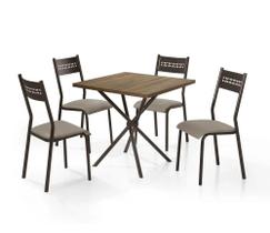 Conjunto mesa liz dc qd. 0,80x0,80 mdp-4 cad.titanium dc - c - bc-80 - mr - mr - nt Conjunto mesa liz dc qd. 0,80x0,80 mdp-4 cad.titanium dc - c - bc-80 - mr - mr - nt