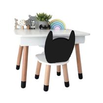 Conjunto Mesa Mesinha C/1 Cadeira Infantil Batman Baú