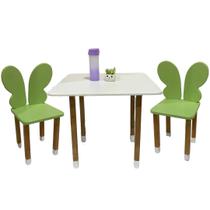 Conjunto Mesa Mesinha C/2 Cadeira Infantil Borboleta