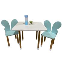 Conjunto Mesa Mesinha C/2 Cadeira Infantil Borboleta