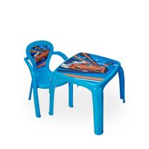 Conjunto Mesa Mesinha Infantil Com Uma Cadeira Decorada - Usual Utilidades