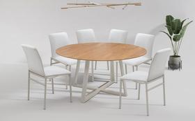 Conjunto Mesa Oliva 150cm 6 Cadeiras Premium Gol Decor Conjunto Mesa Oliva 150cm 6 Cadeiras Premium Gol Decor