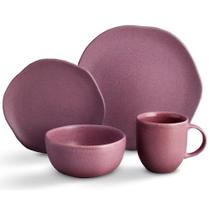 Conjunto Mesa Posta Aparelho de Jantar Ceramica Caneca Prato Bowl 16 pcs Gulupa