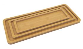 Conjunto Mesa Posta MDF Retangular Longo Kit com 3 Pcs 33,5x10/39,5x14,5/45x19,5 cm Altura 1,3 cm Conjunto Mesa Posta MDF Retangular Longo Kit com 3 Pcs 33,5x10/39,5x14,5/45x19,5 cm Altura 1,3 cm