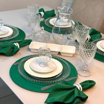 Conjunto Mesa Posta Sousplat Completo LISO cor Solida