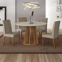 Conjunto Mesa Rose com 4 Cadeiras Mari