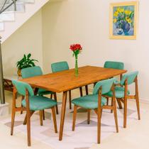 Conjunto Mesa Zephyr 1,80 e 06 Cadeiras Zoe Conjunto Mesa Zephyr 1,80 e 06 Cadeiras Zoe