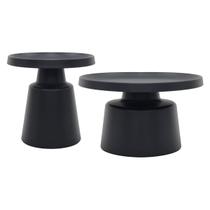 Conjunto Mesas de Centro Redondas Com Estrutura Reforçada Conjunto Mesas de Centro Redondas Com Estrutura Reforçada