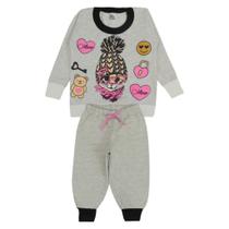 Conjunto Mescla Casaco de Gatinho e Calça - Big Bless