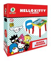Conjunto Mesinha C/ Cadeira Infantil P/ Crianças Hello Kitty