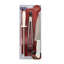 Conjunto Mestre Churrasqueiro 3 Peças Conjunto Mestre Churrasqueiro 3 Peças