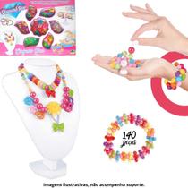 Conjunto Miçangas 140 Peças Infantil Diamond Star BBR Toys