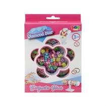 Conjunto miçangas bolinha 88 peças colorido plástico bbr Conjunto miçangas bolinha 88 peças colorido plástico bbr