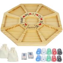 Conjunto Michigan Rummy Game Deluxe Jyquorp 50 cm com 200 fichas Conjunto Michigan Rummy Game Deluxe Jyquorp 50 cm com 200 fichas