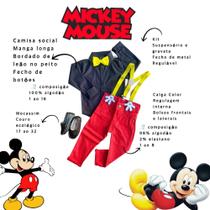 Conjunto Mickey Mouse Infantil Menino Confortável Envio Já
