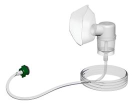 Conjunto Micro Nebulizador Infantil Oxigênio Verde - Omron