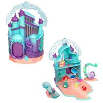 Conjunto Micro Play oficial da DISNEY STORE, Ariel Palace, com bonecos