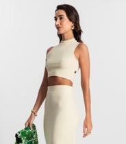 Conjunto Midi com Cropped Ko Essernciais Conjunto Midi com Cropped Ko Essernciais