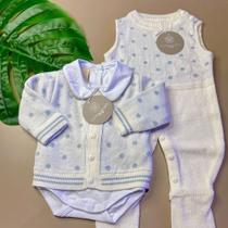 Conjunto miguel branco 3 peças Conjunto miguel branco 3 peças