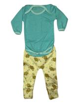 Conjunto Mijão Vira Pé e Body ML Estampado A/A Conjunto Mijão Vira Pé e Body ML Estampado A/A