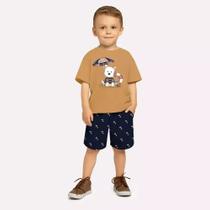 Conjunto Milon Infantil Menino Cachorrinho