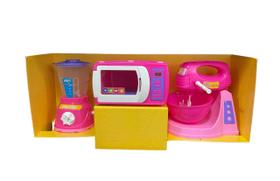 Conjunto - Mini Confeitaria Pink BSTOYS - Bs Toys