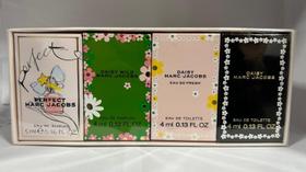 Conjunto Mini Perfume Marc Jacobs Daisy 4ml 4 Peças para Mulheres
