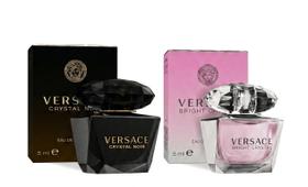Conjunto Mini Perfumes Versace Bright Crystal & Crystal Noir 10ml Conjunto Mini Perfumes Versace Bright Crystal & Crystal Noir 10ml