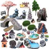 Conjunto Miniatura de 42 Peças de Acessórios para Jardim de Fadas CHAKANLX