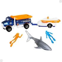 Conjunto Miniatura Resgate Oceano Matchbox Mattel