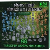 Conjunto Miniatura Underdusk 66 peças Monstros, Mímicos e Mistérios Conjunto Miniatura Underdusk 66 peças Monstros, Mímicos e Mistérios