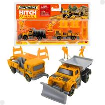 Conjunto Miniatura Zona De Construção Matchbox Mattel