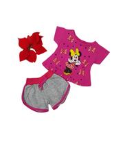 Conjunto Minie Infantil verão Menina Shorts Mbb