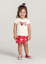 Conjunto Minnie Mouse infantil menina Brandili Conjunto Minnie Mouse infantil menina Brandili