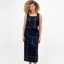 Conjunto Miravest Estampado Saia e Blusa Regata Feminino Conjunto Miravest Estampado Saia e Blusa Regata Feminino