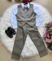 Conjunto Miss Cherry Social Leonardo com Colete Verde Militar Completo Conjunto Miss Cherry Social Leonardo com Colete Verde Militar Completo