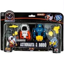 Conjunto Missao Marte Astronauta e Robo FUN F0081-6