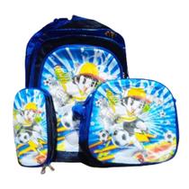 Conjunto Mochila Infantil + Lancheira + Estojo - Yoo Lucki