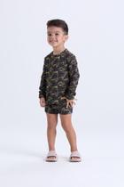 Conjunto Moda Praia Infantil Masculino Dinossauro Conjunto Moda Praia Infantil Masculino Dinossauro