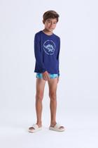 Conjunto Moda Praia Masculino Infantil Dino Explorer