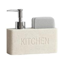 Conjunto Moderno De Dispensador De Sabão Para Cozinha Com Bomba, Escovas, Suporte Para Esponja E Conjunto Moderno De Dispensador De Sabão Para Cozinha Com Bomba, Escovas, Suporte Para Esponja E