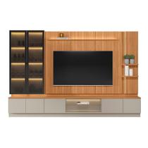 Conjunto Modular 2 Cristaleiras e Lateral TV 75 Magnum Linea Brasil
