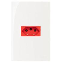 Conjunto Modular Completo Tomada 20a 4x2 Vermelha Sleek Margirius