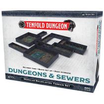 Conjunto modular de RPG Gale Force Nine Dungeon Dungeons & Sewers com aventura de RPG 5e