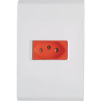 Conjunto modulo tomada 20a vermelha linha liz tramontina