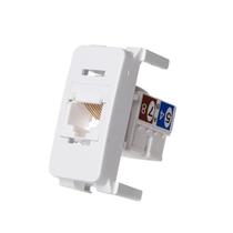 Conjunto Módulo Tomada RJ45 CAT5E Branco B3 - PA019412 - 673013 Conjunto Módulo Tomada RJ45 CAT5E Branco B3 - PA019412 - 673013