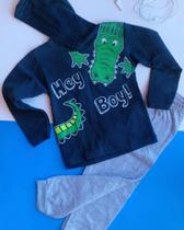 Conjunto Moletim com capuz Tamanho 4